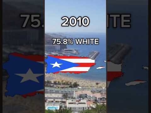 Puerto Rico White Population #mapping #geography #fypシ #fyp #history