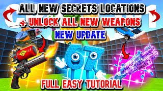 CRAZY 1V1 FFA ALL GUNS & RIDES MAP FORTNITE CREATIVE - ALL SECRETS LOCATIONS (SECRET CODE) PART 23
