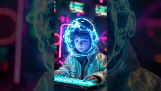 Cyber Phantom #HackerKid #CyberGenius #NeonHacker #CodeProdigy #ai #trending #shorts #viralshorts
