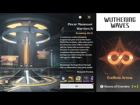 Pincer Maneuver Warriors IV - Endless Arena - 6000 Points (14000) (Without Roccia) | Wuthering Waves