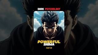 4 Sigma Rules 💀 | Sigma Male Psychology trick #psychology #sigma #shorts