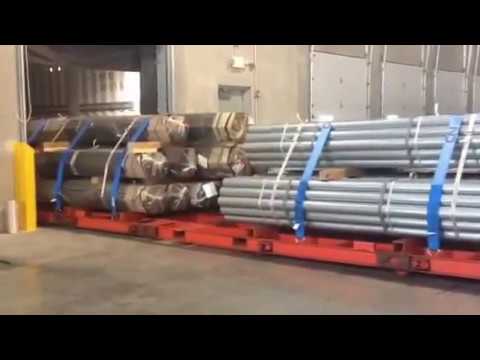 Unload Long, Steel Pipe in 1 minute!
