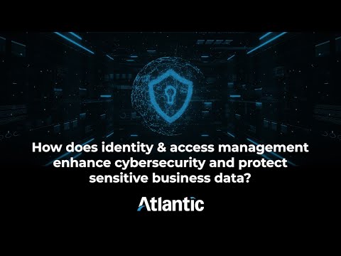 How does identity and access management enhance cybersecurity and protect sensitive business data?
