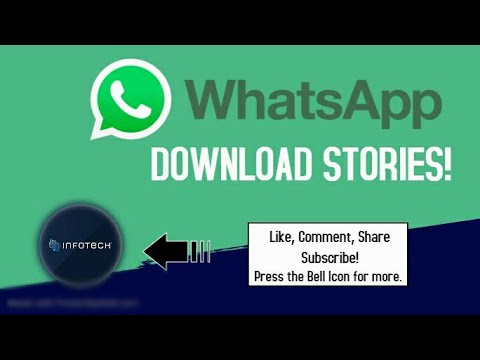 How to Download/Save WhatsApp stories in Gallery | Saving WhatsApp Stories | InfoTech