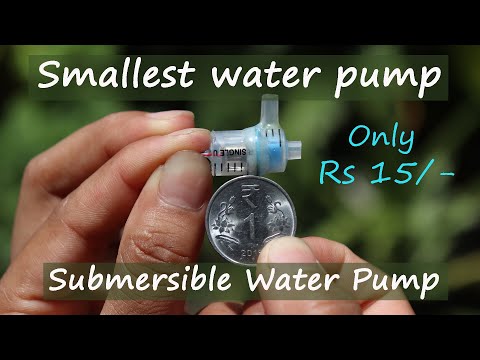 How to make Water Pump | Smallest water pump at home | Submersible Water Pump
