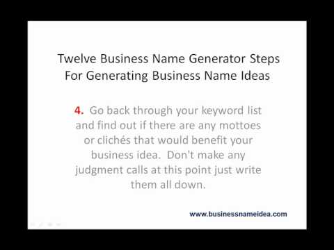 12 business name generator ideas lets you be a business name generator expert