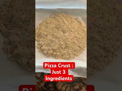 Pizza Crust with 3 Ingredients #pizza #thanksgiving