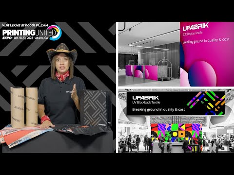 See UFabrik USA at Printing United - LexJet Booth C2504