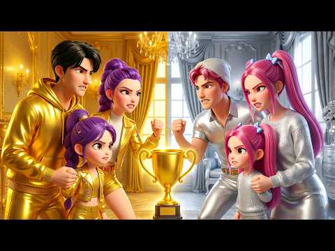 💄 Mira Using Rumi Family's Makeup 💅 || 🏆 Golden Family VS Silver Family 🥈(Story Episode)#mateoo