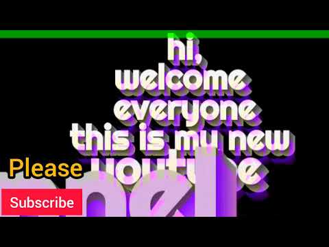 my first video on Youtube