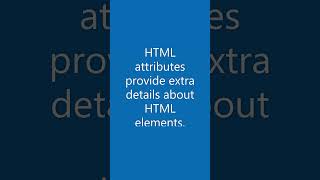 HTML Attributes