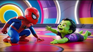 Spiderman and Hulk Baby | Marvel's Spider-Man and His Amazing Friends