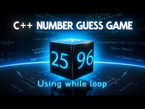 C++ number guessing game tutorial for beginners