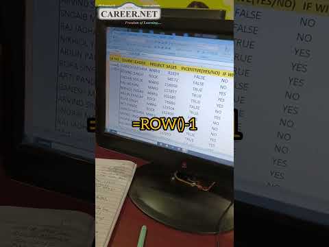 ✨✅Auto Update Serial No. After Deleting #excel #microsoftoffice #exceltraining #ytshorts