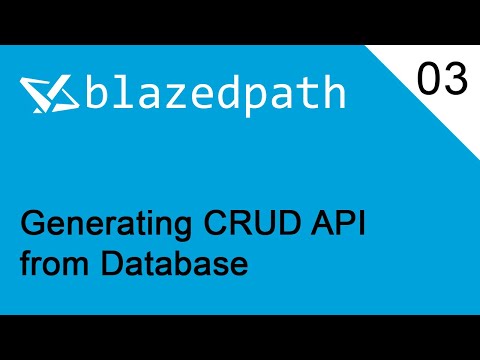 03 | Generating CRUD API from Database