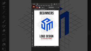 Adobe Illustrator 2025 Tips - How to Create SM Letter Logo Design Process #inaa_graphics #short