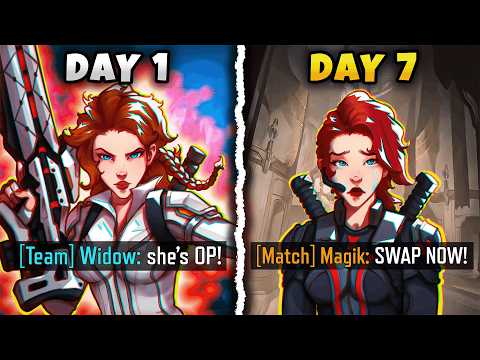 I Locked Black Widow for 7 Days... the hate was too much