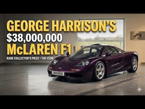 George Harrison's 1995 McLaren F1  #thebeatles #georgeharrison #paulmccartney #classicrock