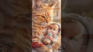 cat kidnaping cute baby #catlovers #baby #kidnap #catkidnap #hospital  #tubefun #catsintech