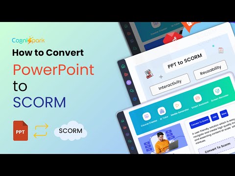 How to Convert for PPT to SCORM - Step by Step Guide @Cognisparkofficial
