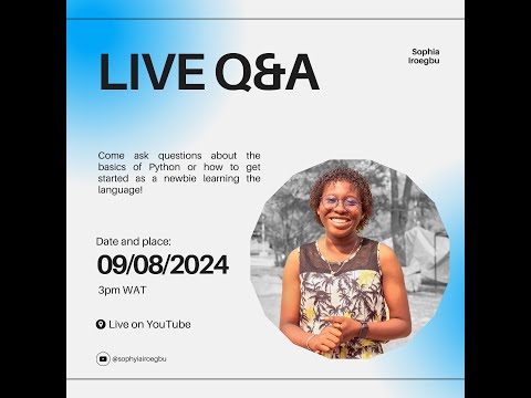 Live Q&A: Basics of Python