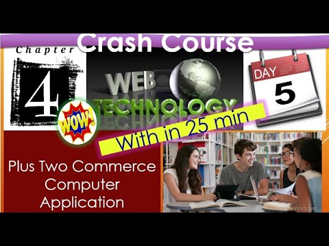 Day 5: Exam Oriented Crash Course plus two Computer Application Chapter 4 Web Technology