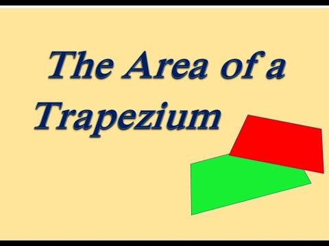 The Area of a trapezium (Grade 9 - Mathematics)