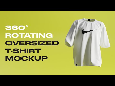 3D Oversized T-Shirt Mockup Tutorial (No Plugins)