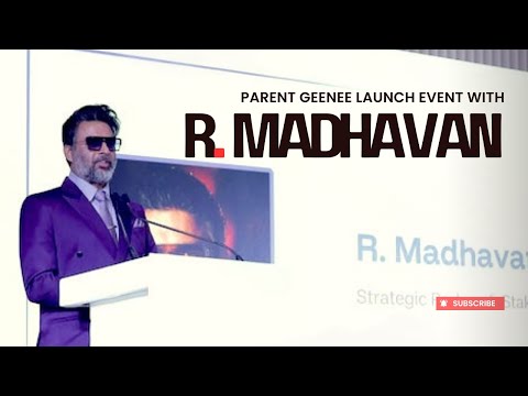 Meeting R. Madhavan at the Parent Geenee Launch.....
