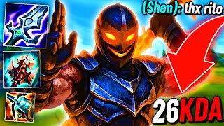 💀SHEN is dummy STRONG RIGHT NOW (THX RIOT)