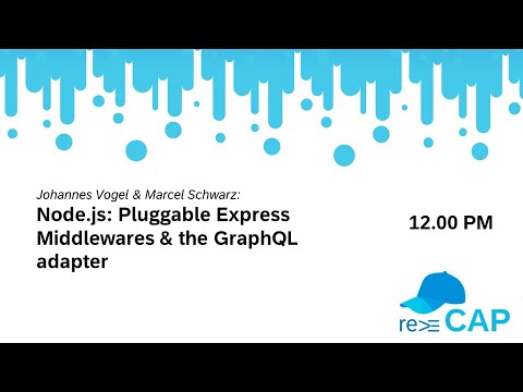 Johannes Vogel & Marcel Schwarz: Plugg. Express Middlewares & GraphQL (re ≡CAP 2023)
