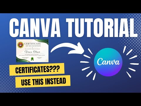 How to Make a Certificate of Appreciation or Recognition Using Canva (2023)