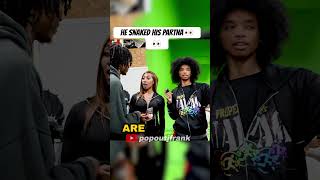 He snaked his partna 👀