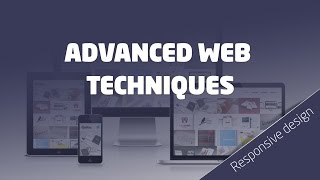 Welcome to Advanced Web Techniques