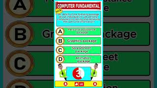 Computer Fundamental MCQ for Govt Job Question;-26 #govtjobs #computer #jobs #computerfundamentalmcq