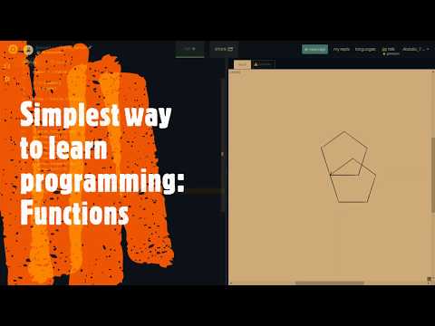 Simplest way to learn programming fundamentals (python function)