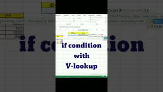 if condition with vlookup #shorts