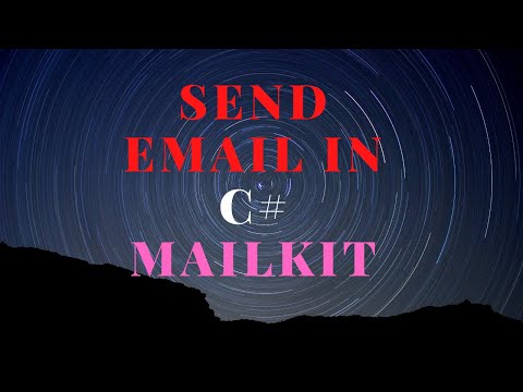 Send email with MimeKit C# (1/3)