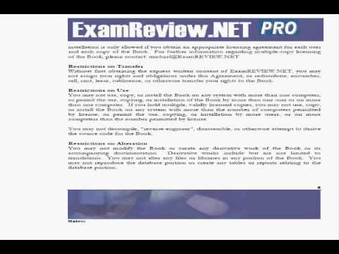 ExamREVIEW ISP Study Notes
