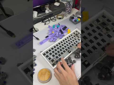 KBD67 Lite rebuild w/ JWK Alpacas #shorts