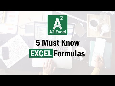 5 Must-Know Formulas in Excel (These will get you a job!)