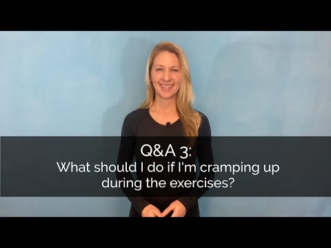 Q&A 3: What should I do if I'm cramping up while practicing Clinical Somatics exercises?