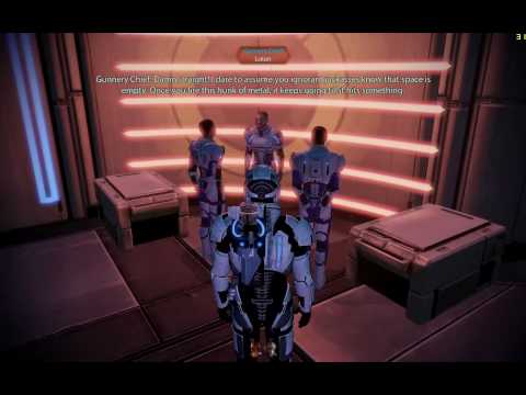Mass Effect 2 funny scene - Check your damn targets!
