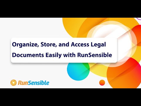 RunSensible Document Manager: Organize and Access Legal Files Effortlessly