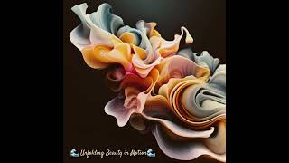 🌊Unfolding Beauty in Motion🌊 #digitalart #motionart #colordance #elegant #flow #movement