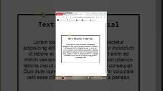 learn css text shadow property in short video | css properties #shorts #properties #textShadow