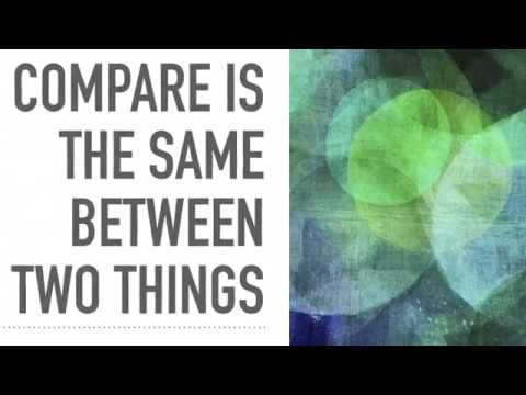 Compare & Contrast Explained By 5th Graders!