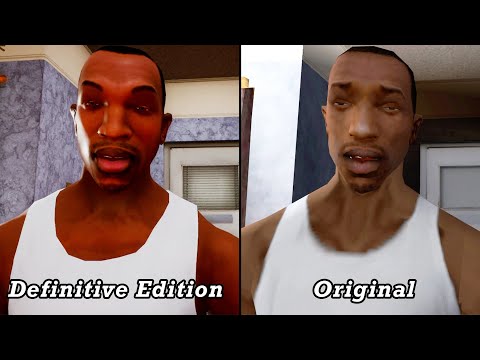 GTA San Andreas - Original vs Definitive Edition (Mission 1)