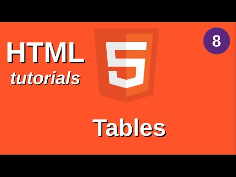 Tables in HTML  #8  -  Programming With Joel