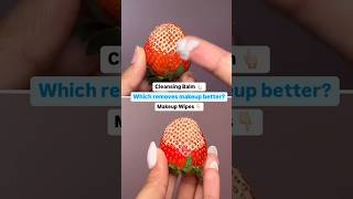 Discover the power of makeup cleansing balms #makeup #youtubeshorts  #cleaning  #removetoxic